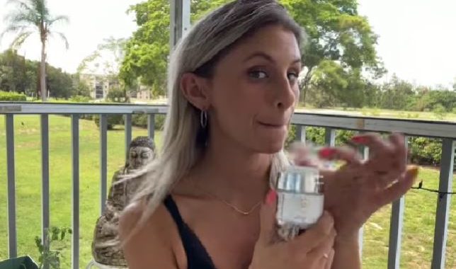 Allie Severino Testing new products Renovovita With-n Virg-n